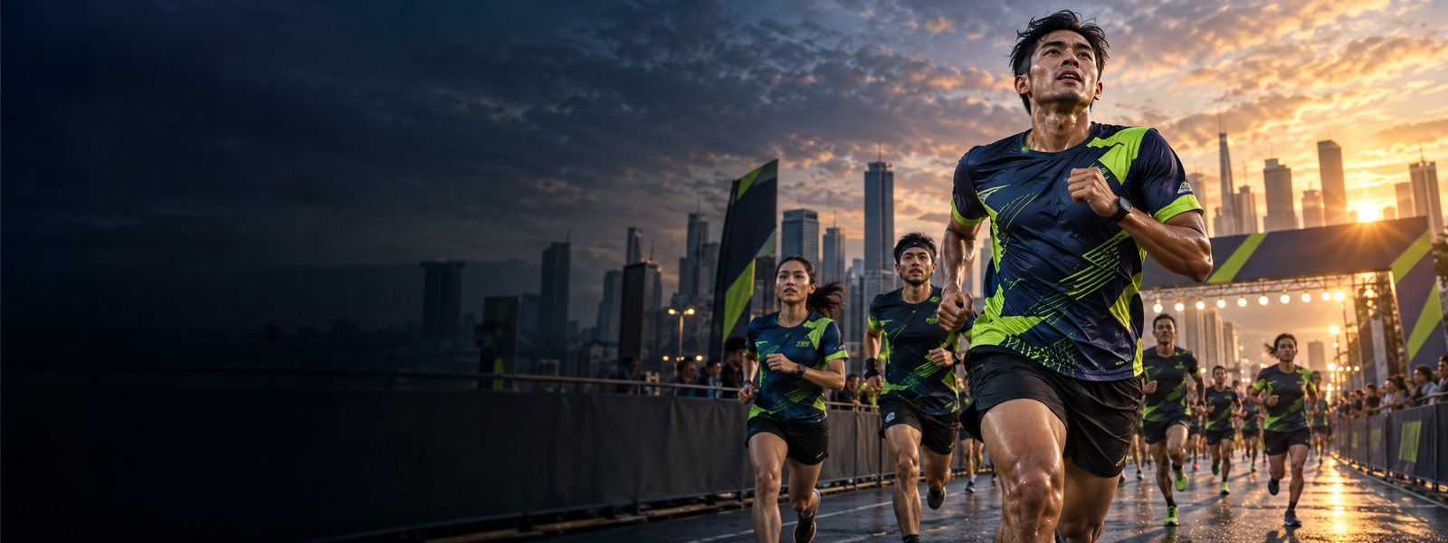 EVENT RUNNING dalam momen pertandingan yang dinamis